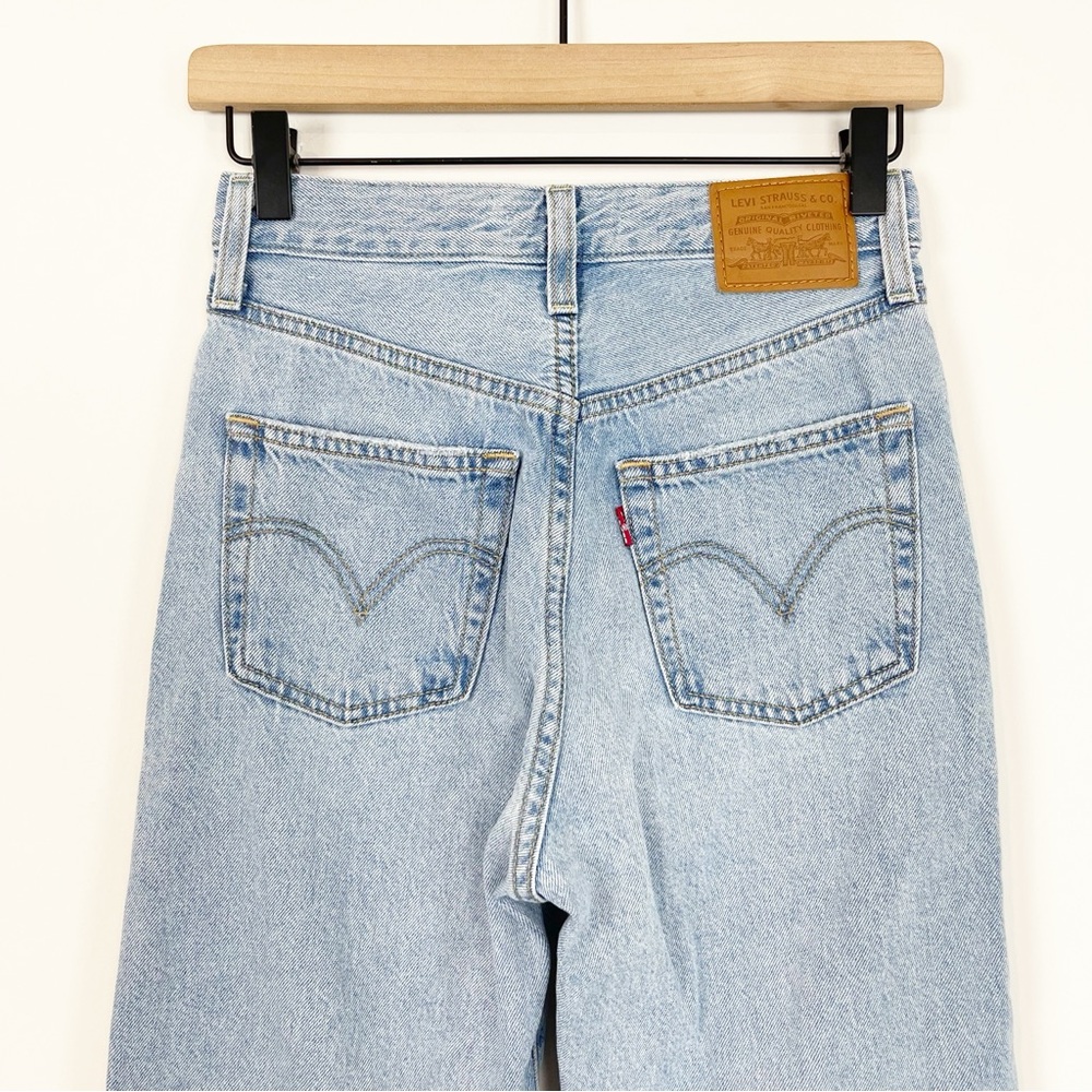 Levi's Ribcage Straight Ankle Jeans Size 25 - Picture 14 of 15